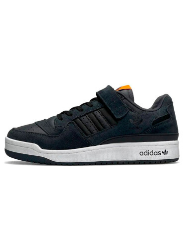 Кроссовки Adidas Forum 84 Low Gray White Orange
