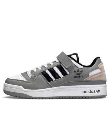 Кроссовки Adidas Forum 84 Low Grey White Black