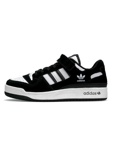 Кроссовки Adidas Forum 84 Low Black Suede White