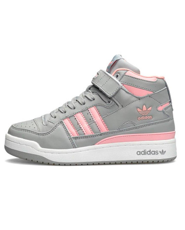 Кроссовки Adidas Forum 84 Mid Grey Pink
