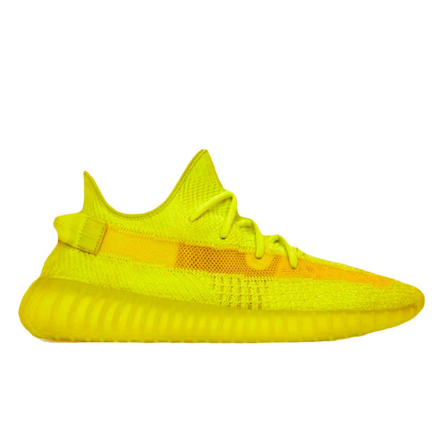 Кроссовки Adidas Yeezy Boost 350 V2 Glow In Dark Yellow