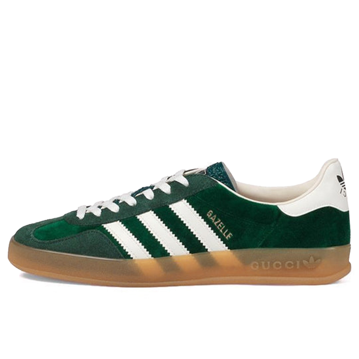 Green adidas suede on sale