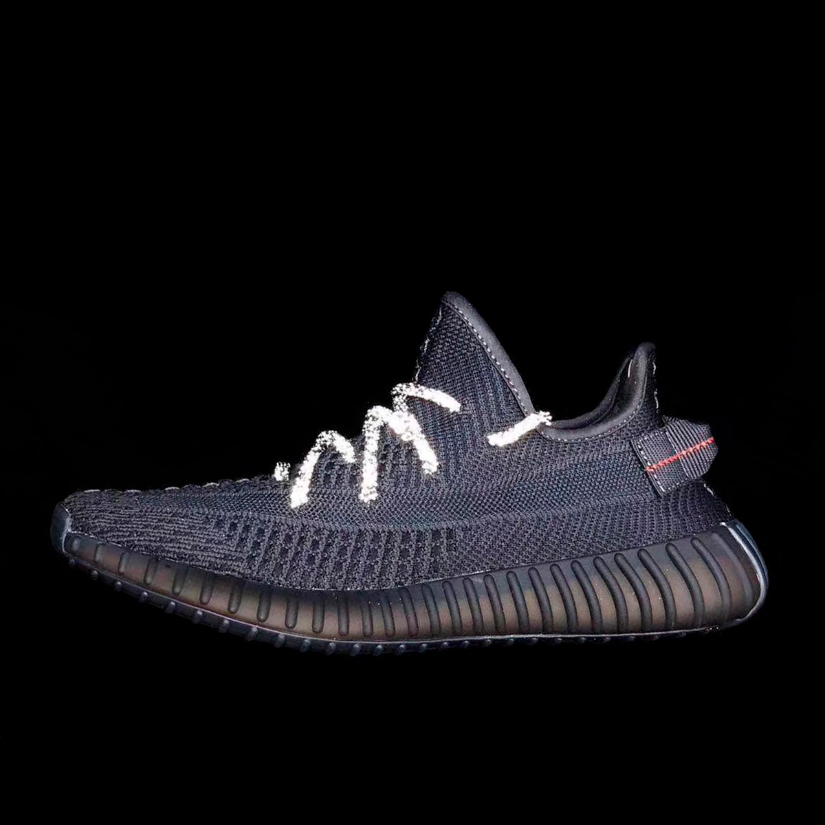 Reflective yeezy black new arrivals
